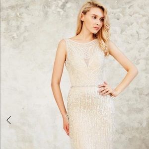 Angela & Alison - Beaded Evening Gown.